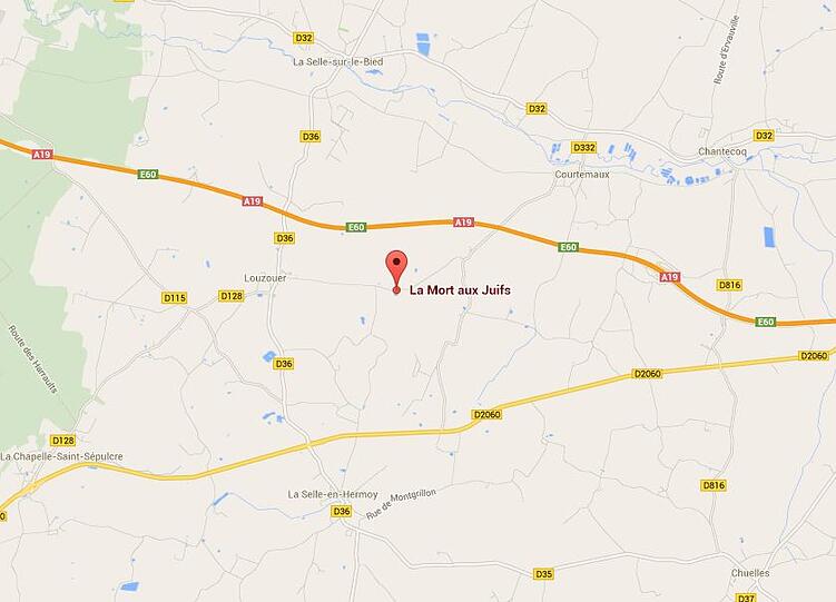 Ein Dorf in Frankreich nennt sich "La Mort aux Juifs". Zu Deutsch: Tod den Juden."