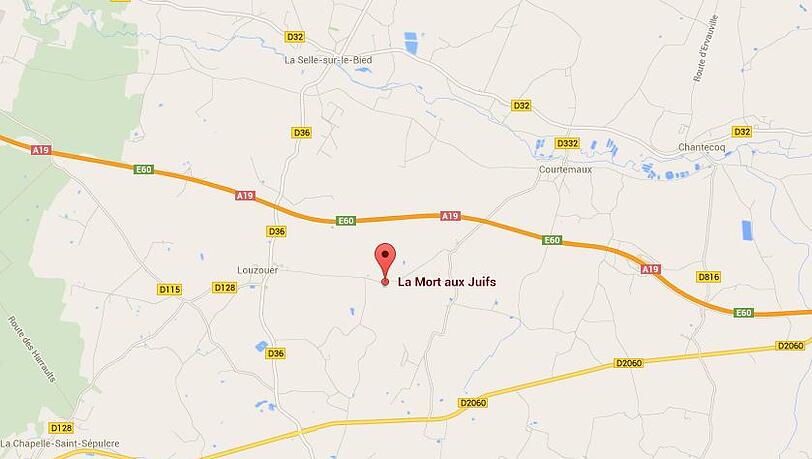 Ein Dorf in Frankreich nennt sich "La Mort aux Juifs". Zu Deutsch: Tod den Juden." Ein Dorf in Frankreich nennt sich "La Mort aux Juifs". Zu Deutsch: Tod den Juden."