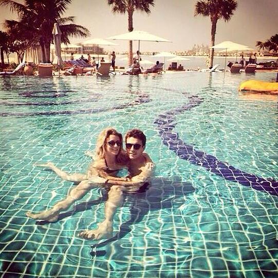 Julien Bianchi und seine Freundin Camille Marchetti.