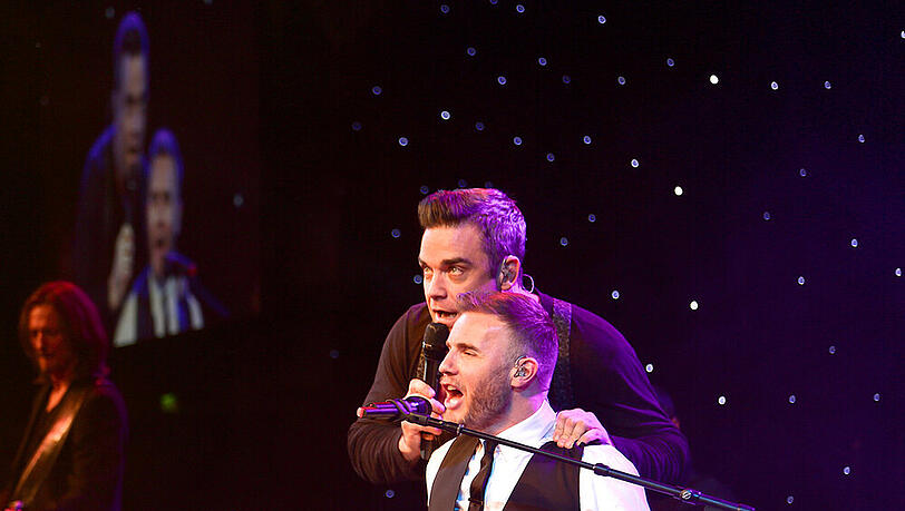 Robbie Williams und Gary Barlow bei den Music Industry Trusts Awards in Lonon Robbie Williams und Gary Barlow bei den Music Industry Trusts Awards in Lonon
