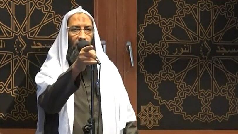 Die Gastpredigt von Sheikh Abdel Moez al-Eila in der Al-Nur-Moschee sorgt für Empörung. Die Gastpredigt von Sheikh Abdel Moez al-Eila in der Al-Nur-Moschee sorgt für Empörung.