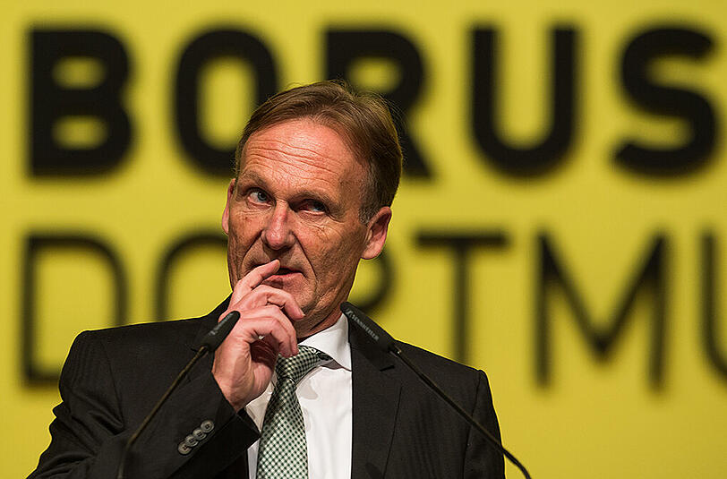 Hans-Joachim Watzke spricht über die Situation von Mario Götze beim FC Bayern.