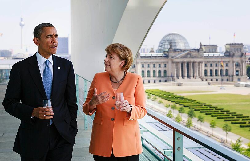 Wiederholungstäter: Barack Obama wird Deutschland und Angela Merkel einen zweiten Staatsbesuch abstatten.