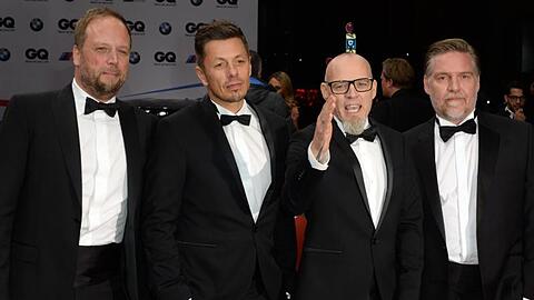 Die Fantastischen Vier bei der Preisverleihung "GQ Männer des Jahres" 2015 in Berlin.