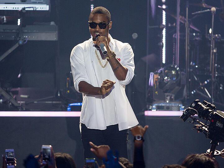 Trey Songz bei einem Konzert im kalifornischen Burbank
