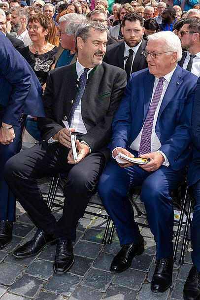 Markus S&ouml;der und Frank-Walter Steinmeier haben beide am 5. Januar Geburtstag.