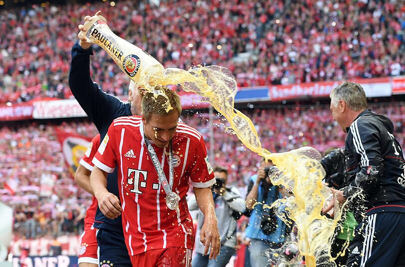 Die Bilder von der Meisterfeier des FC Bayern.