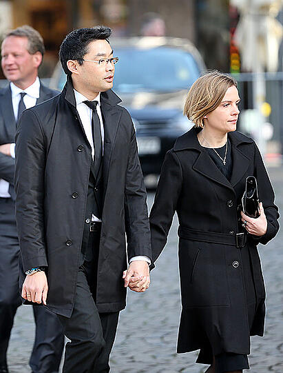 Der ehemalige FDP-Vorsitzende Philipp Rösler mit seiner Ehefrau Wiebke.