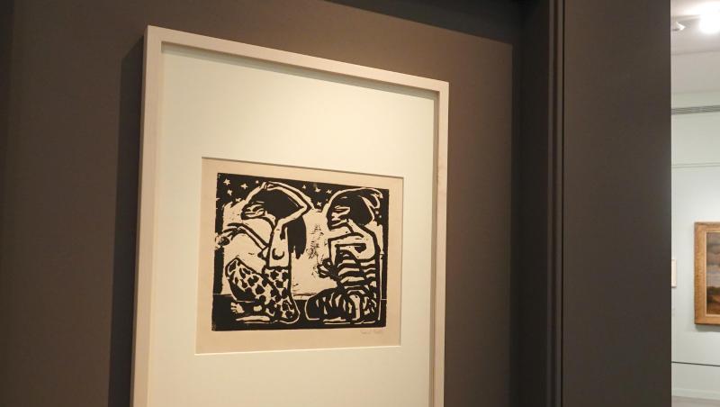 "Mann und Weibchen" von Emil Nolde in der Jerusalemer Gurlitt-Ausstellung. "Mann und Weibchen" von Emil Nolde in der Jerusalemer Gurlitt-Ausstellung.