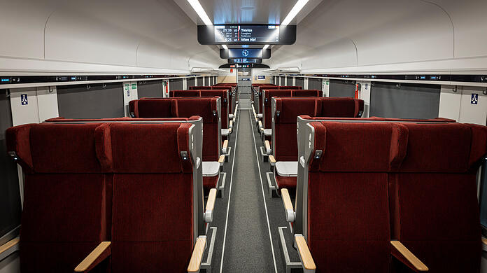 Der Sitzwagen des neuen Nightjets.