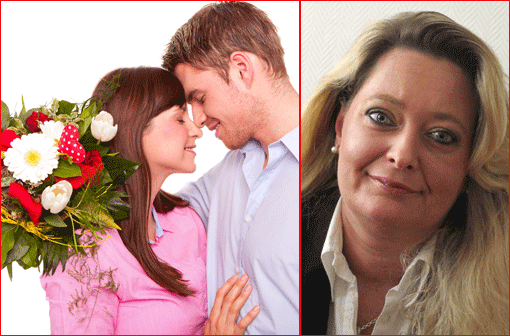 Sandra Neumayr (rechts) im AZ-Interview. Die M&uuml;nchner PSychologin hat 2012 in ihrem Institut eine Notfall-Hotline f&uuml;r den Valentinstag eingerichtet.