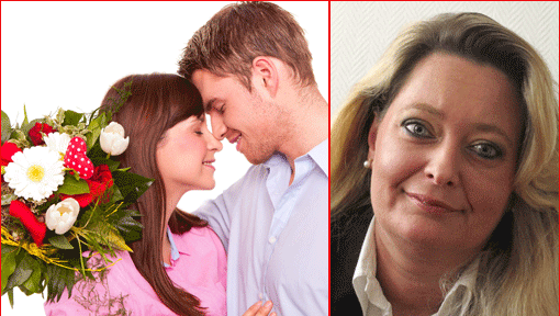 Sandra Neumayr (rechts) im AZ-Interview. Die M&uuml;nchner PSychologin hat 2012 in ihrem Institut eine Notfall-Hotline f&uuml;r den Valentinstag eingerichtet.