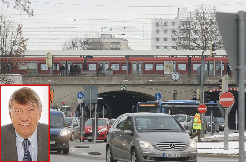 Josef Mögele wünscht sich weniger Autoverkehr entlang der Landsberger Straße und generell im Viertel.