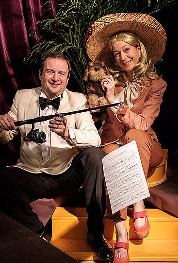 Sophie Mengele und Richard Wiedl mit der Musik-Revue für Peter Alexander im Hofspielhaus.
