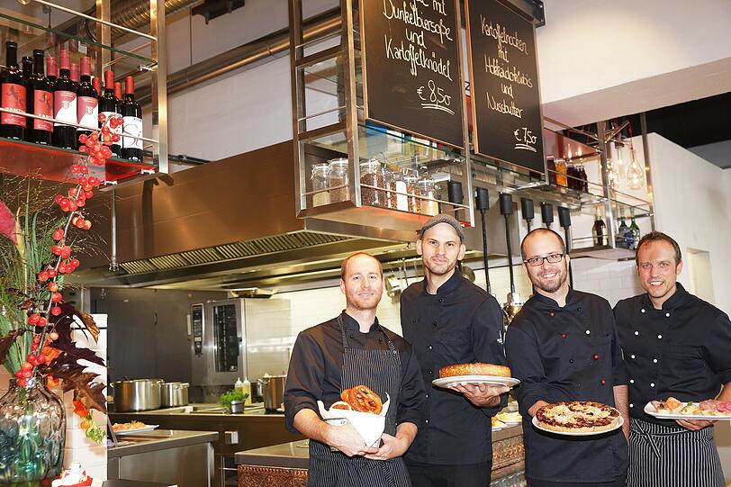 Das Küchenteam setzt auf regionale Küche