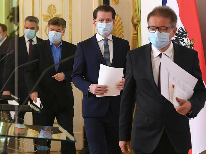 Pressekonferenz mit Sebastian Kurz: Österreich wird nach Ostern wohl mit dem Weg zurück in die Normalität beginnen.