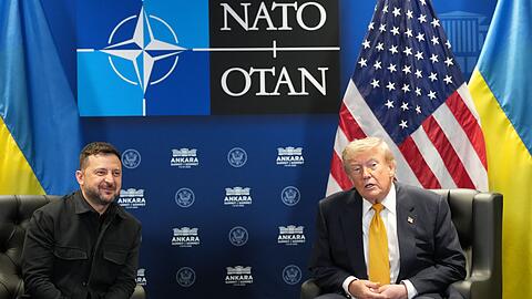 Trump sagt Selenskyj eine Lizenz f&uuml;r Patriot-Flugabwehrraketen zu. (Archivbild)