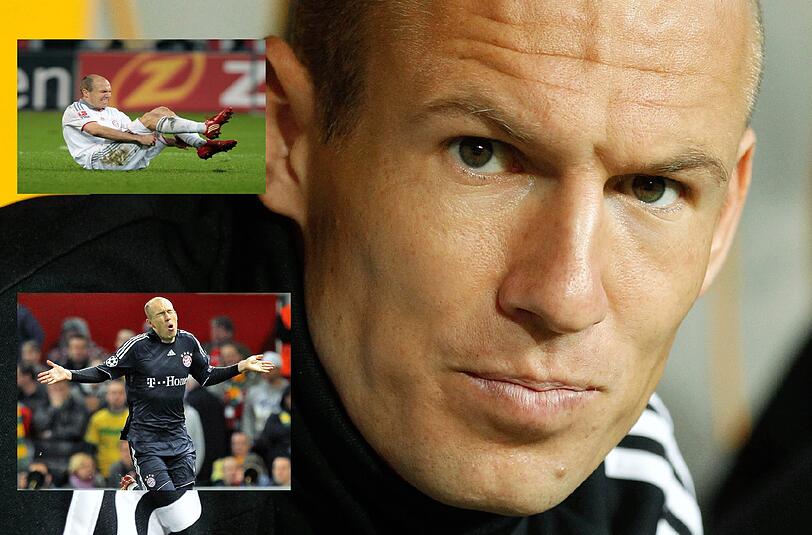 Robben, das Stehaufmännchen: Die AZ blickt in Bildern auf die Aufs und Abs in der Karriere des Bayernstars.