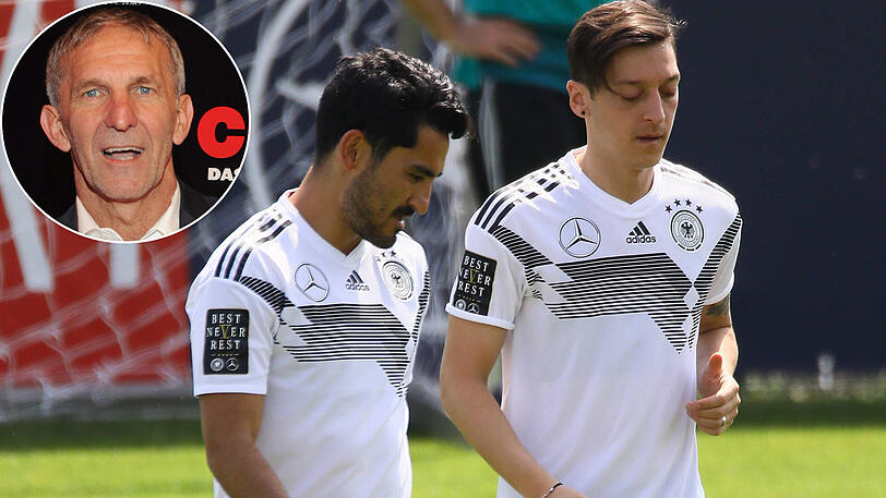 Der Chef des Deutschen Theaters Werner Steer (kleines Foto) zog via Twitter über Mesut Özil und Ilkay Gündogan her.
