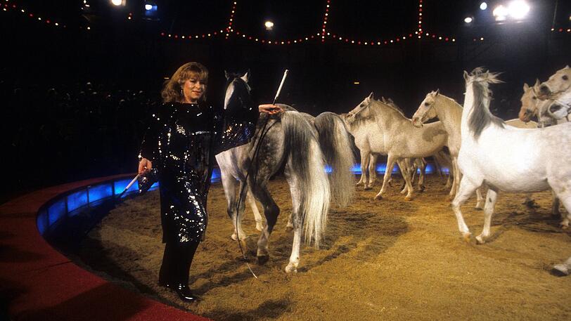 Christel Sembach-Krone in der Manege.