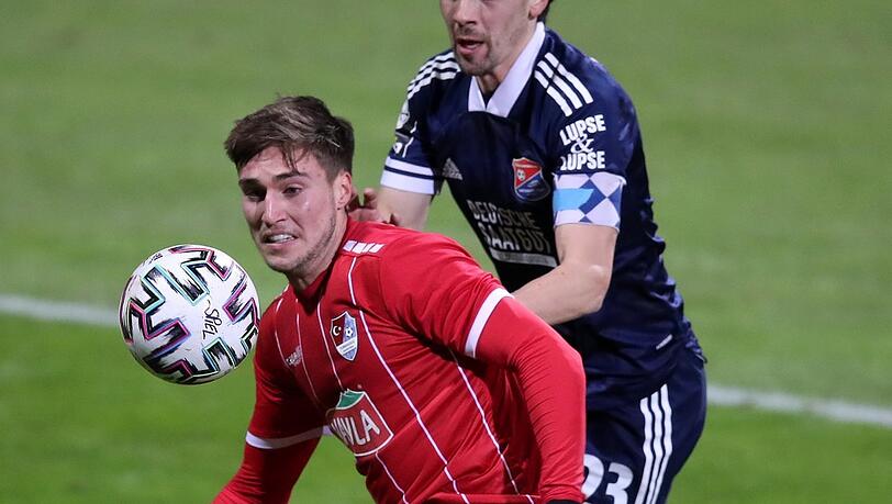 Aufstieg in die 2. Liga: Kilian Fischer (l.).