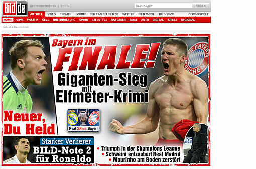 Pressestimmen Bayern Real Rückspiel
