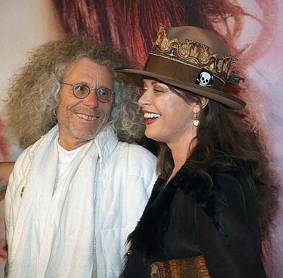 Rainer Langhans und Uschi Obermaier 2007 in München.