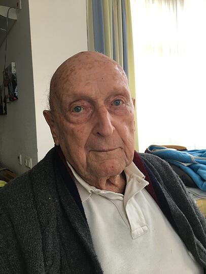 Zeitzeuge Hans Sachsenhauser (89). Er gründete später die Kulisse.