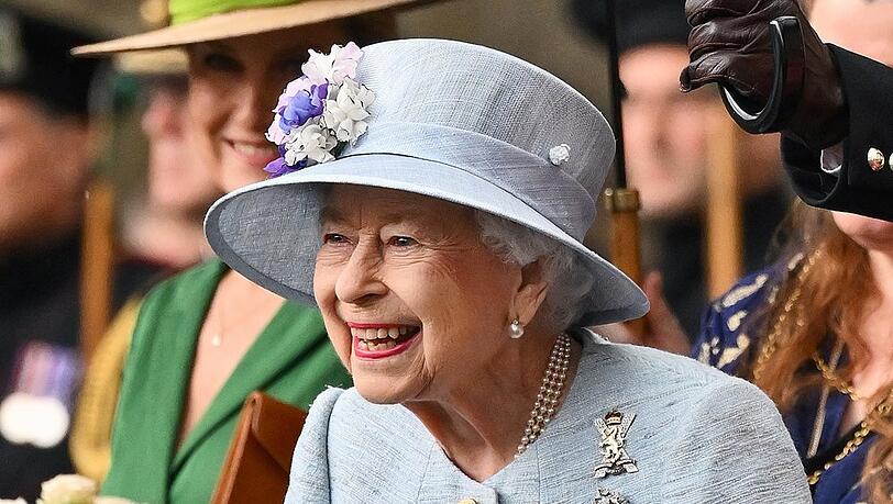 Queen Elizabeth II. am Montag im schottischen Edinburgh.