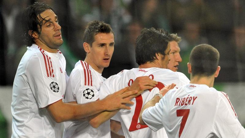 Die Bayern feiern ihren höchsten Sieg in der Champions League überhaupt. Die Bayern feiern ihren höchsten Sieg in der Champions League überhaupt.