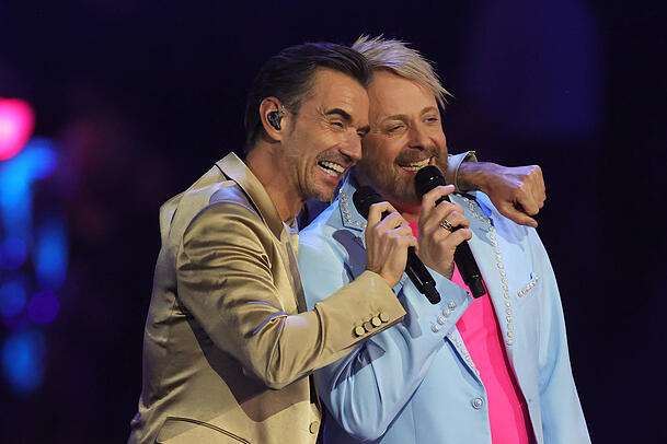 Florian Silbereisen und Ross Antony bei der Show "Schlagerchampions 2026 – Das große Fest der Besten" am 10. Januar 2026. Florian Silbereisen und Ross Antony bei der Show "Schlagerchampions 2026 – Das große Fest der Besten" am 10. Januar 2026.