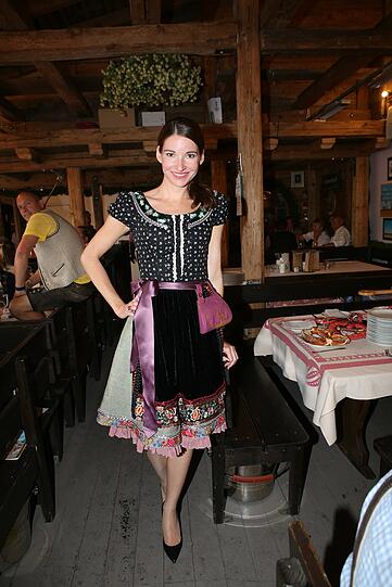 Auch Sophie Wepper war am Dienstag im Käferzelt