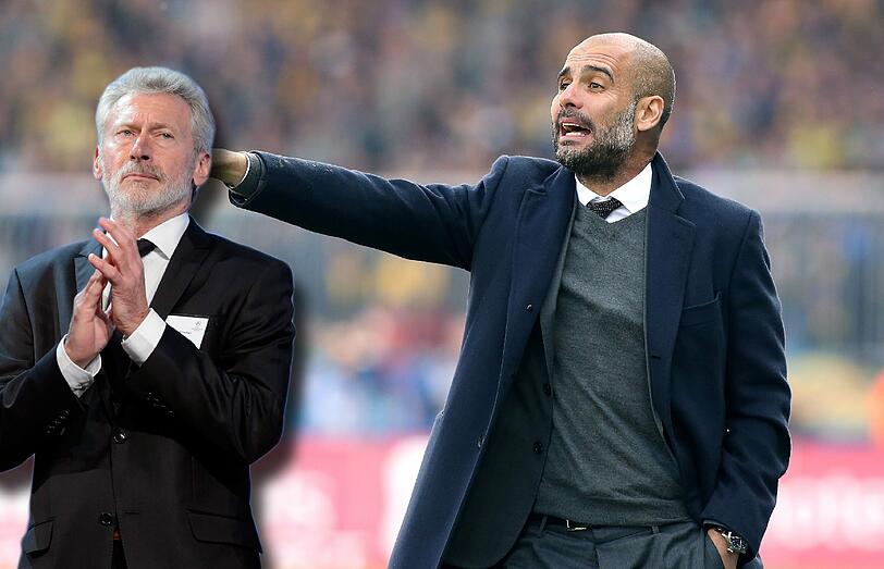 Bayern-Trainer Pep Guardiola hat laut Paul Breitner (links) alles richtig gemacht.