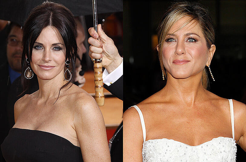 "Friends"-Kolleginnen Courteney Cox und Jennifer Ansiton waren beide mit...