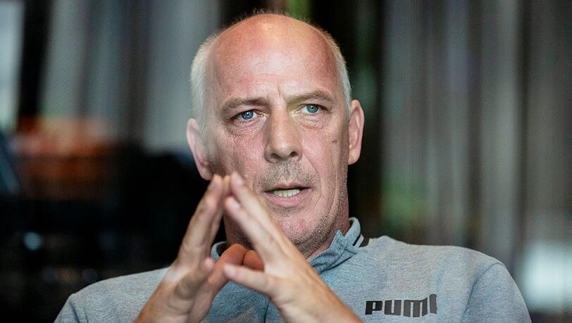Mario Basler, ehemaliger Fußballprofi, bei einem Interview.
