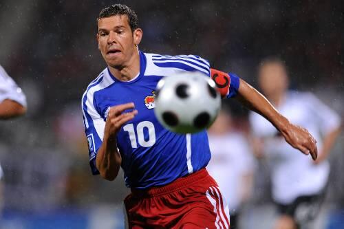 Der bekannteste Fußballer aus Liechtenstein: Mario Frick, der Legionär vom AC Siena.