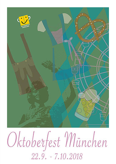 Oktoberfest-Plakat-Entwurf.