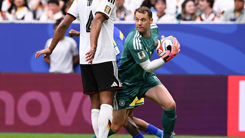 Zurück im DFB-Tor: Manuel Neuer. Zurück im DFB-Tor: Manuel Neuer.