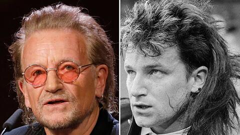 Bono hat heute eine klare Meinung zu seiner Frisur, die er 1985 trug.
