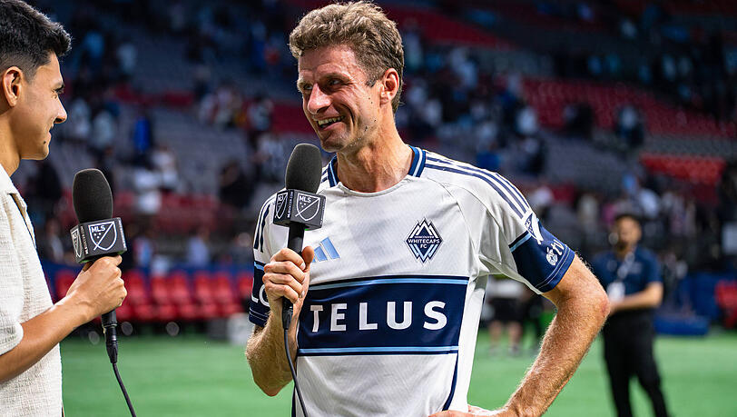 Thomas Müller kickt inzwischen für die "Vancouver Whitecaps". Der Umzug nach Kanada scheint dem Profifußballer gutzutun.