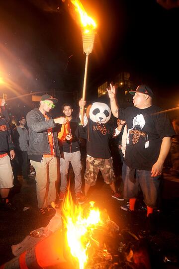 Jubel in San Francisco: Die Giants haben in der Nacht auf Montag zum siebten Mal die World Series gewonnen.