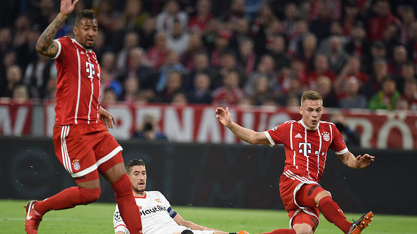 Jérôme Boateng: Note 4 - In seinem 100. Europacup-Spiel wurde der Weltmeister ziemlich gefordert. Klärte einmal mit dem Unterarm im Strafraum &ndash; unabsichtlich (15.). Kam bei Correas Lattenkopfball zu spät (59.).