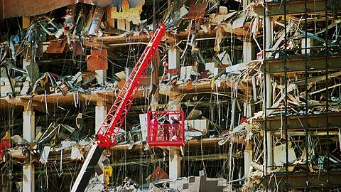 Die Zerstörung bei dem Anschlag war riesig. (Archivbild)