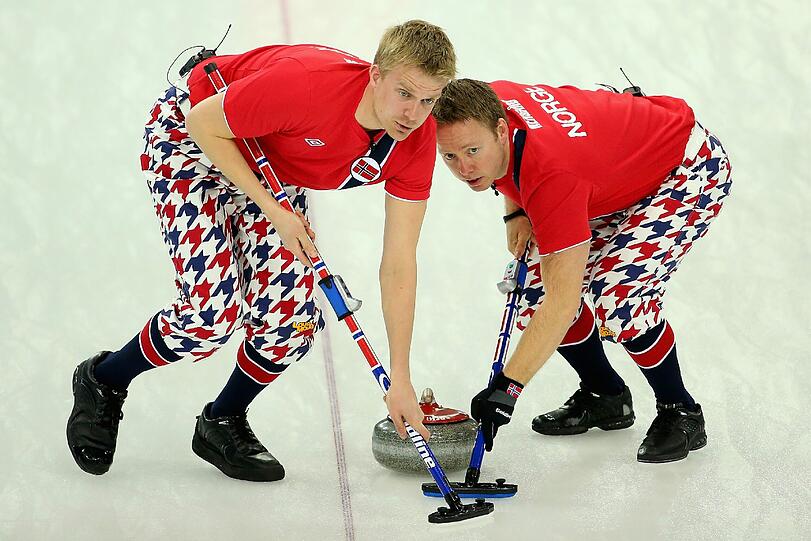 Clownshoserl: Haavard Vad Petersson and Torger Nergaard aus Norwegen.