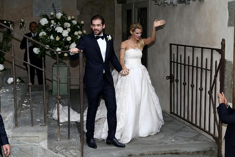 Weitere Bilder der Hochzeit von Michelle Hunziker und Tomaso Trussardi in der AZ-Klickstrecke.