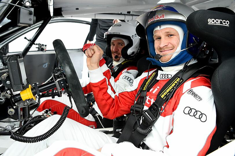 Felix Neureuther und Tadeusz Blaszusiak