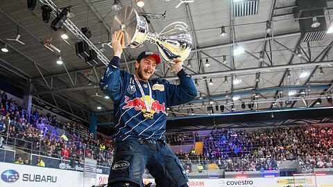 Fährt als frischgebackener Deutscher Meister zur Eishockey-Weltmeisterschaft: EHC-Star Konrad Abeltshauser.