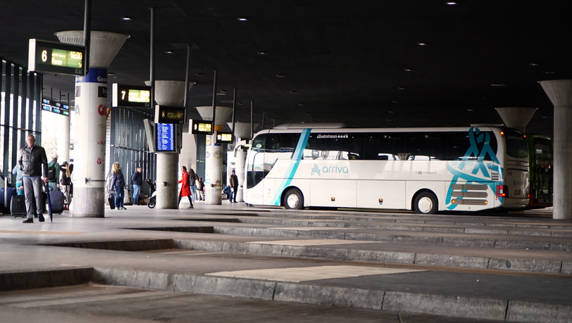 Die Bussteige sind gut und vor allem sicher zu erreichen. Ein Pluspunkt im ADAC-Test. Die Bussteige sind gut und vor allem sicher zu erreichen. Ein Pluspunkt im ADAC-Test.