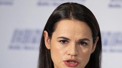 Die belarussische Oppositionsführerin Swetlana Tichanowskaja bekommt Besuch aus Frankreich.
