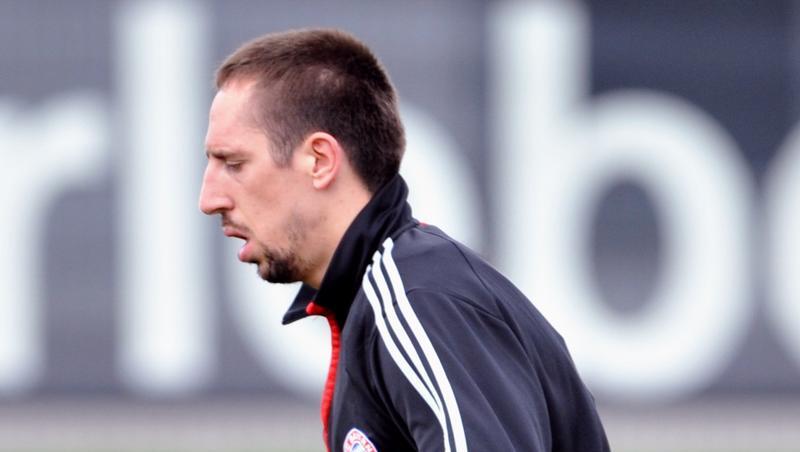 Franck Ribéry auf dem Bayern-Trainingsgelände Franck Ribéry auf dem Bayern-Trainingsgelände